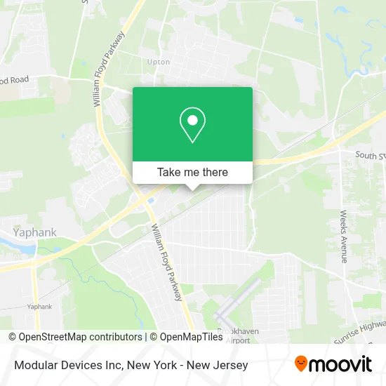 Modular Devices Inc map