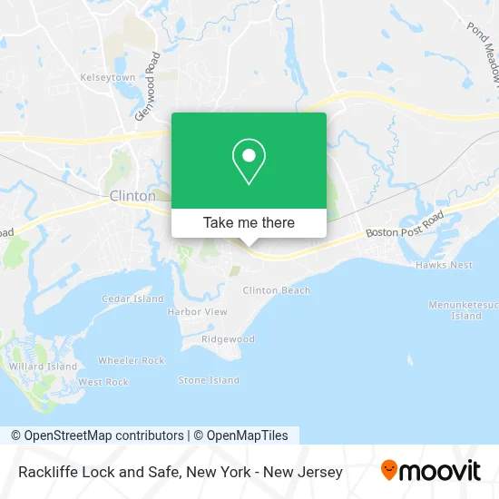 Rackliffe Lock and Safe map