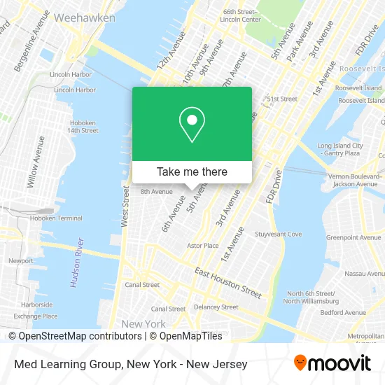 Med Learning Group map