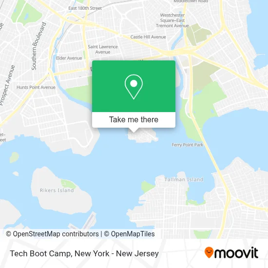 Tech Boot Camp map