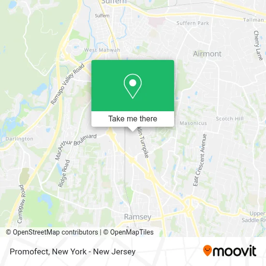 Promofect map
