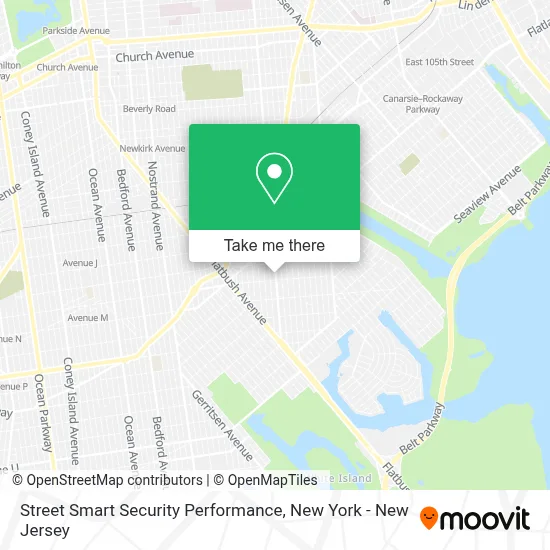 Street Smart Security Performance map