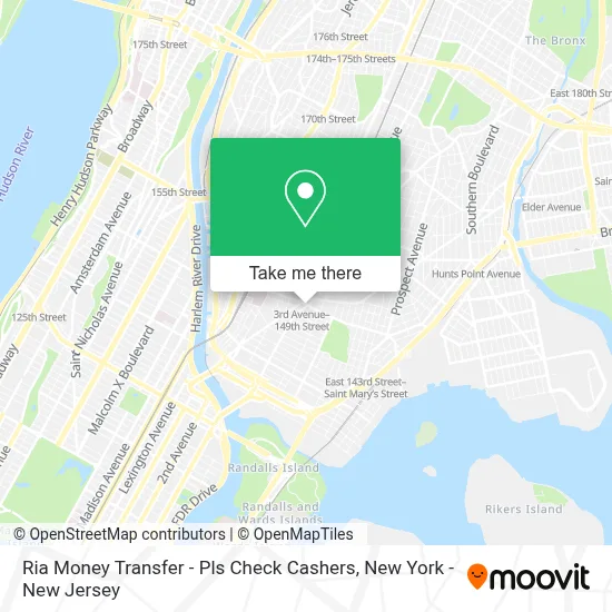 Ria Money Transfer - Pls Check Cashers map