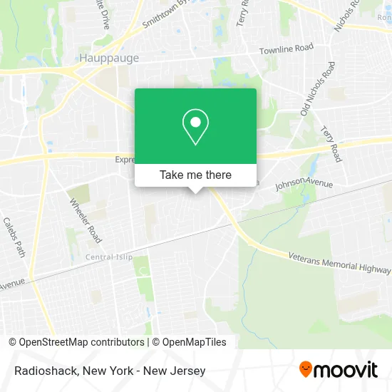 Radioshack map