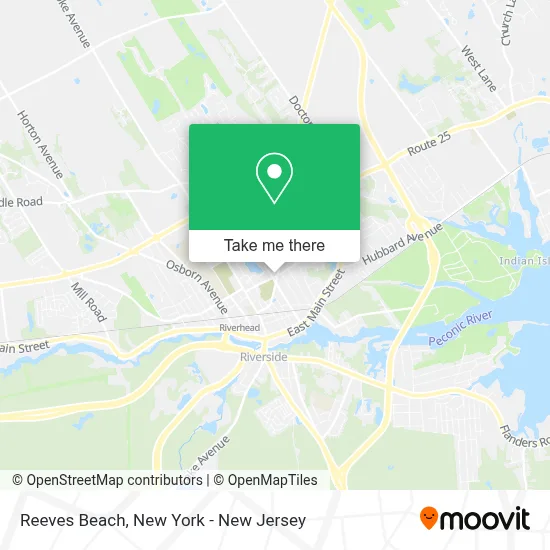 Reeves Beach map