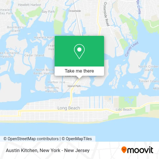 Austin Kitchen map