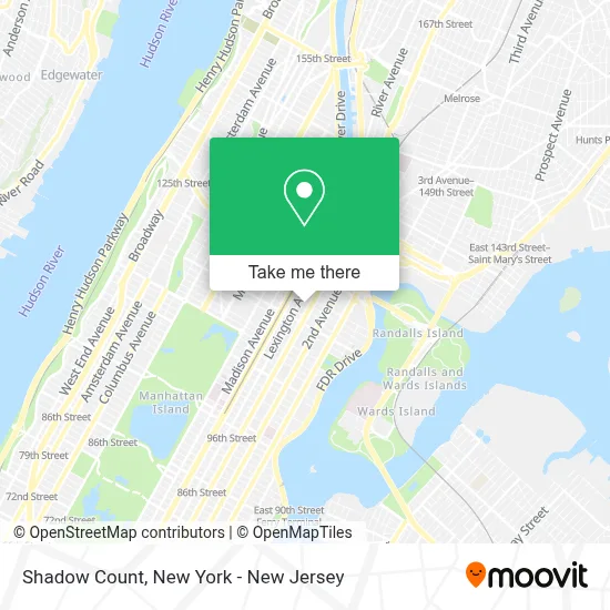Shadow Count map