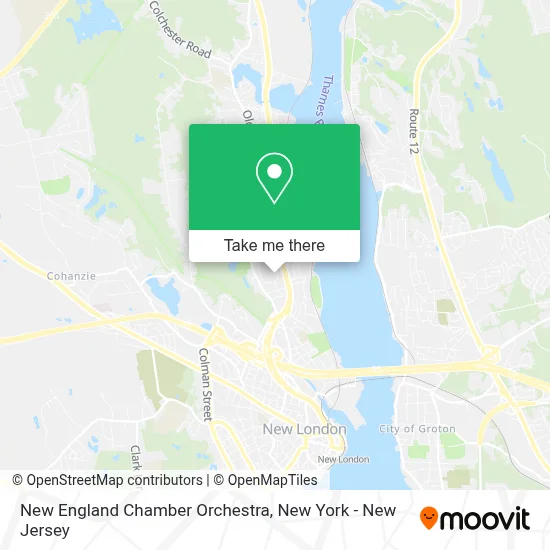 New England Chamber Orchestra map