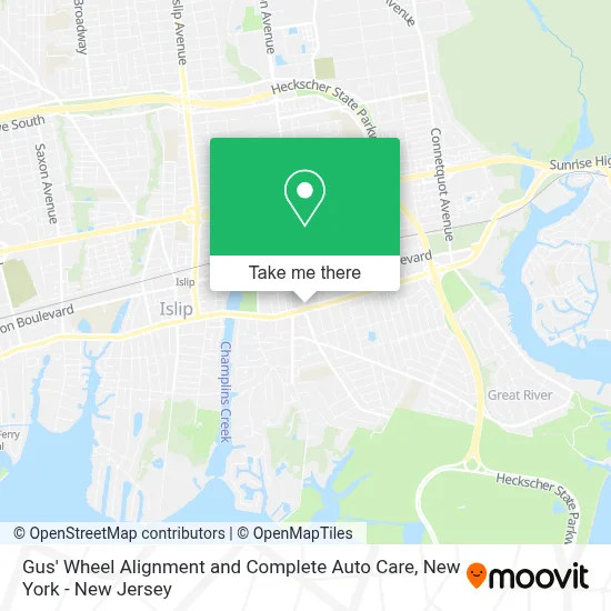 Gus' Wheel Alignment and Complete Auto Care map