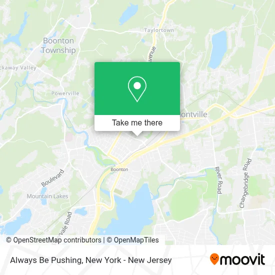 Always Be Pushing map