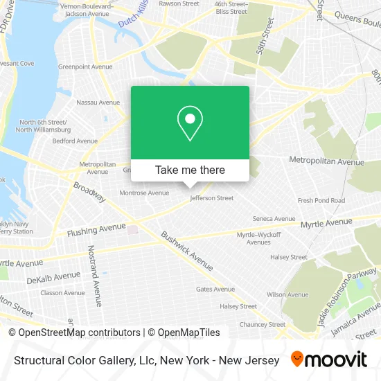 Structural Color Gallery, Llc map