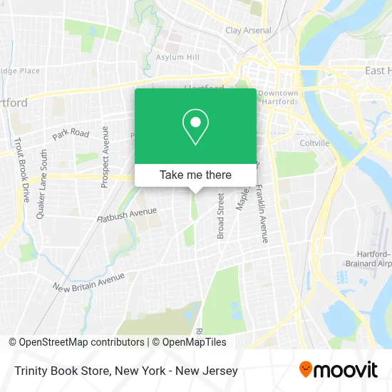 Trinity Book Store map
