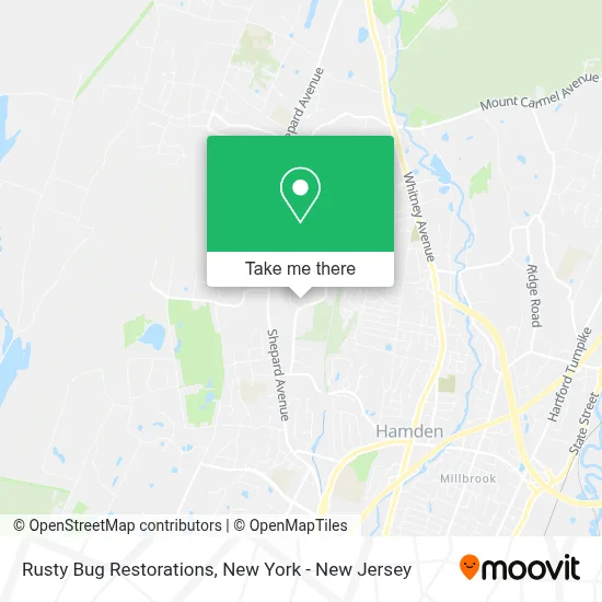 Rusty Bug Restorations map