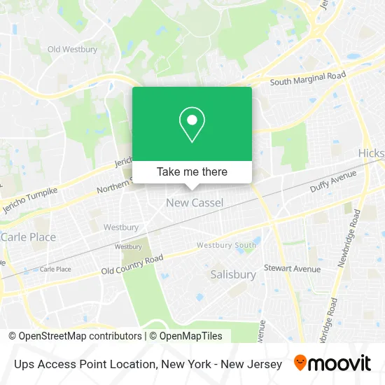 Ups Access Point Location map