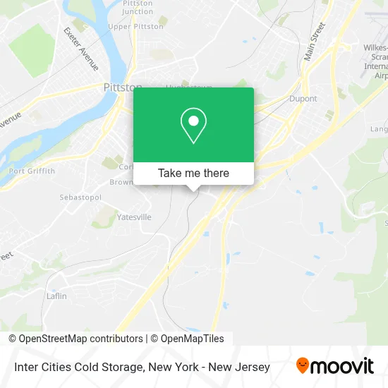 Inter Cities Cold Storage map