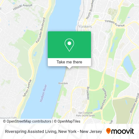 Riverspring Assisted Living map