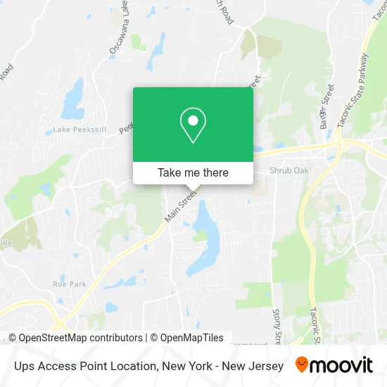 Ups Access Point Location map