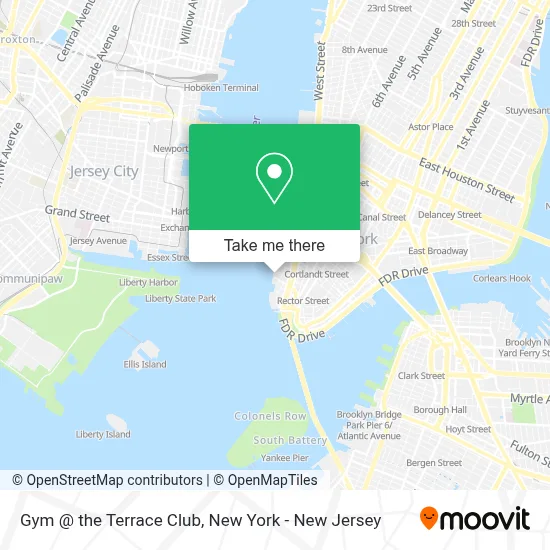 Gym @ the Terrace Club map