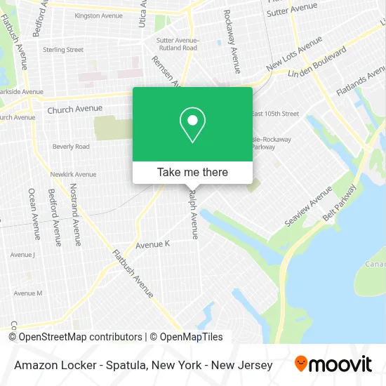 Amazon Locker - Spatula map