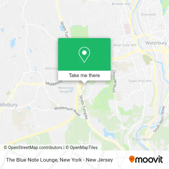 The Blue Note Lounge map