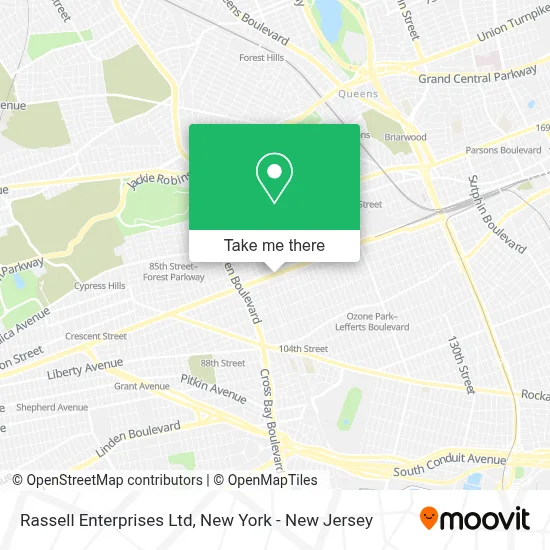 Rassell Enterprises Ltd map