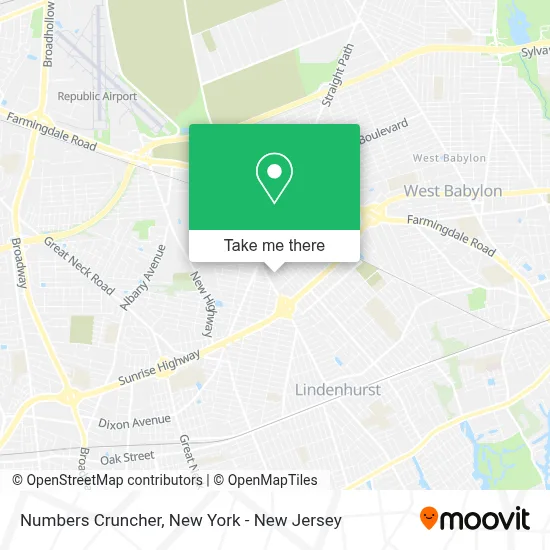 Numbers Cruncher map