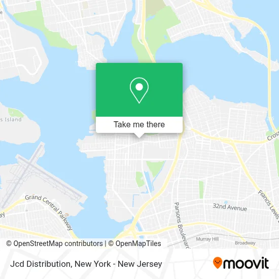 Jcd Distribution map