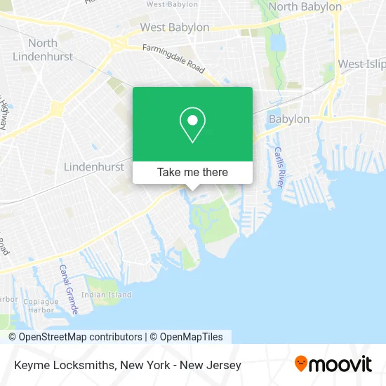 Keyme Locksmiths map