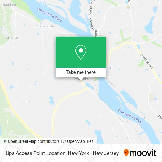 Ups Access Point Location map