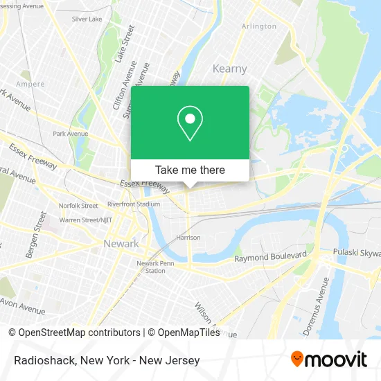 Radioshack map