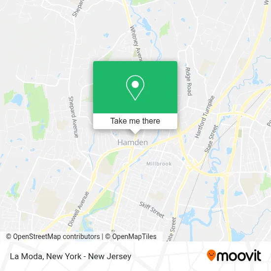 La Moda map