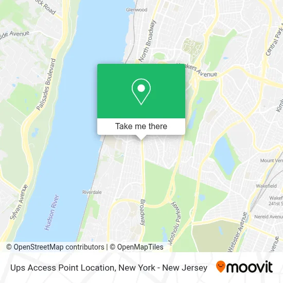 Ups Access Point Location map