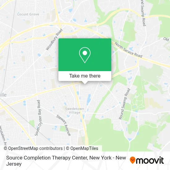 Source Completion Therapy Center map