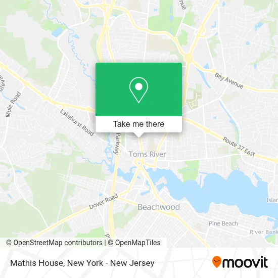 Mathis House map