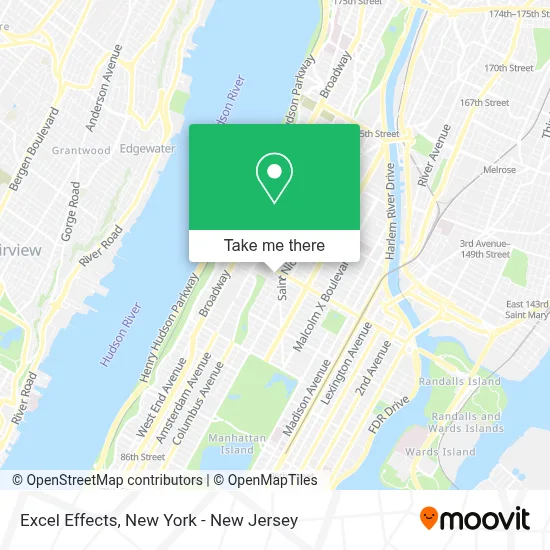 Excel Effects map