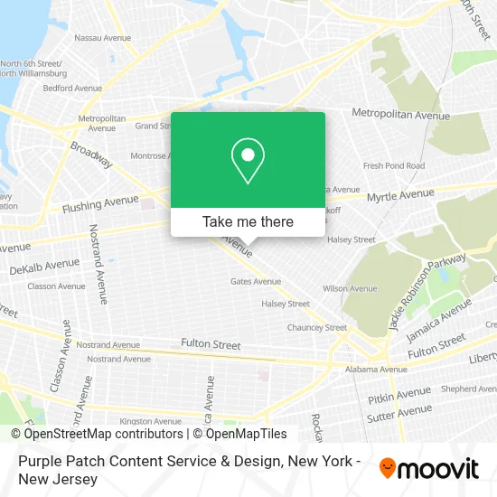 Purple Patch Content Service & Design map
