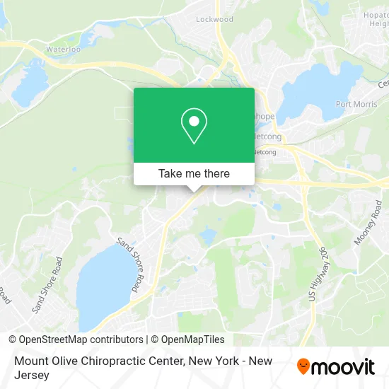 Mount Olive Chiropractic Center map