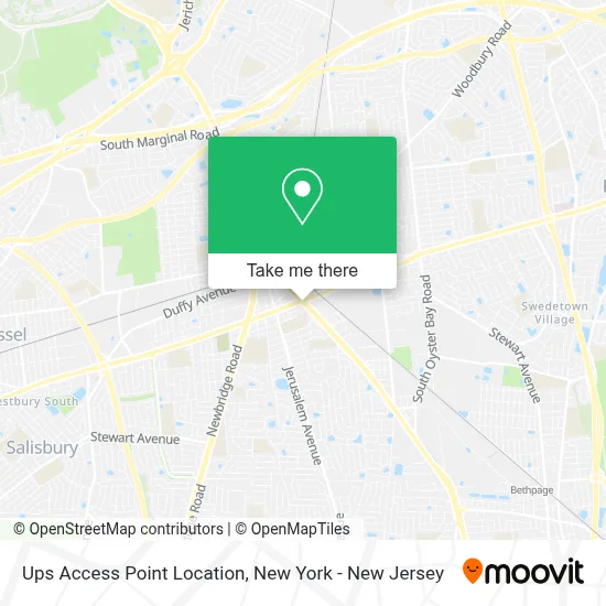 Ups Access Point Location map
