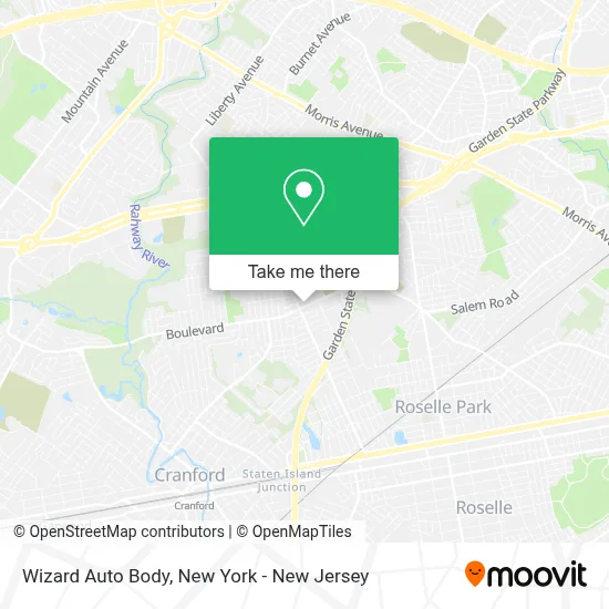 Wizard Auto Body map