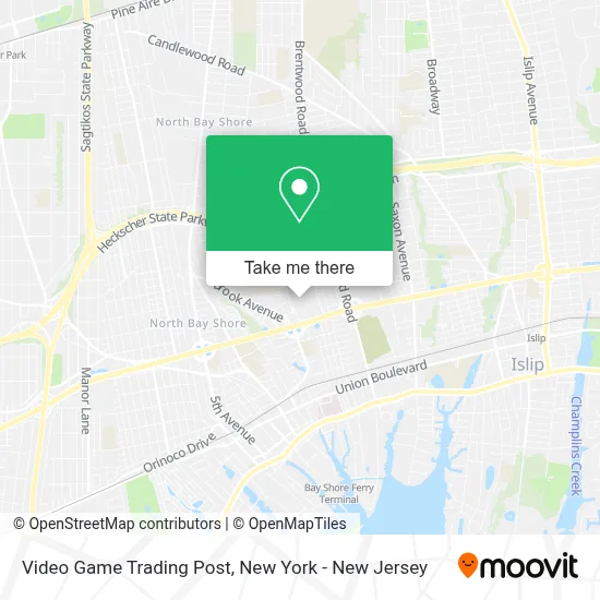 Video Game Trading Post map