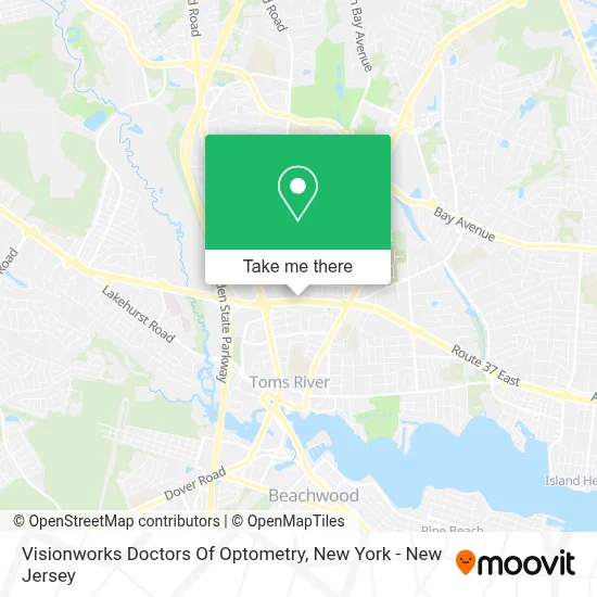 Visionworks Doctors Of Optometry map