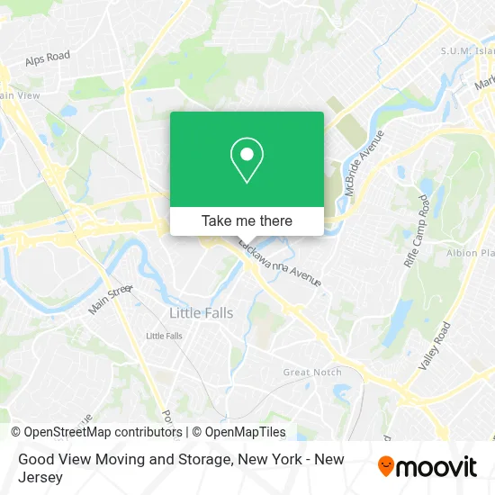Good View Moving and Storage map