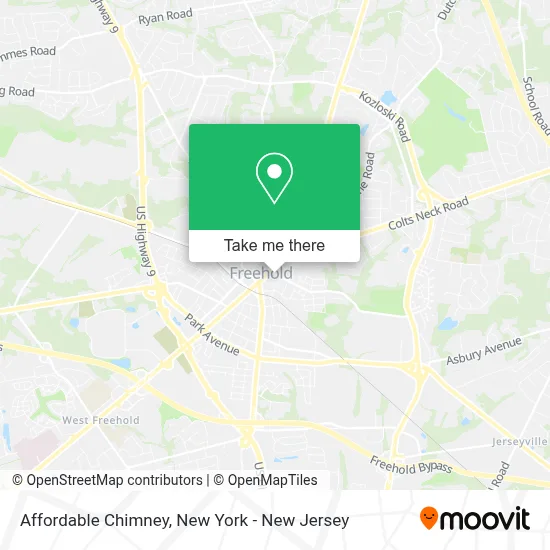Affordable Chimney map