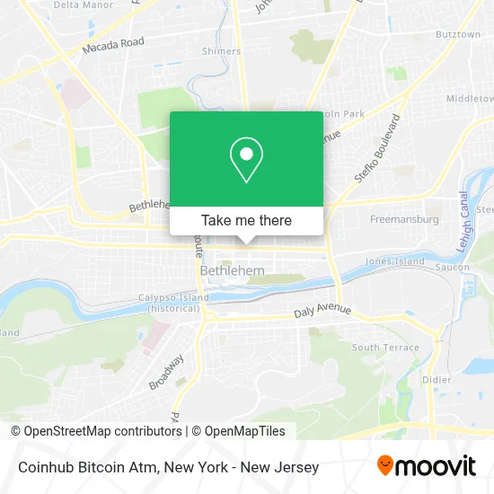 Coinhub Bitcoin Atm map