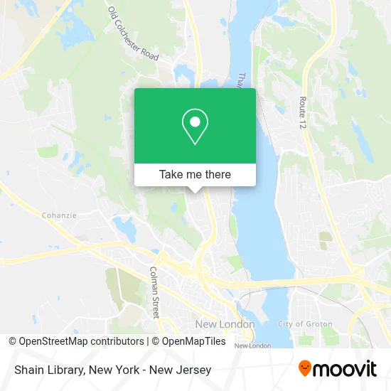 Shain Library map
