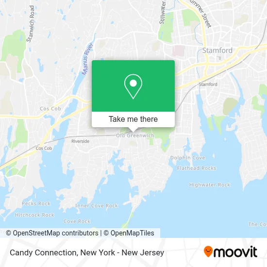 Candy Connection map
