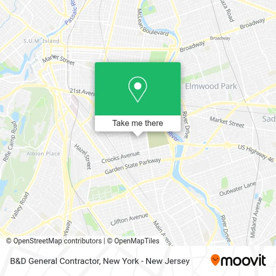 B&D General Contractor map