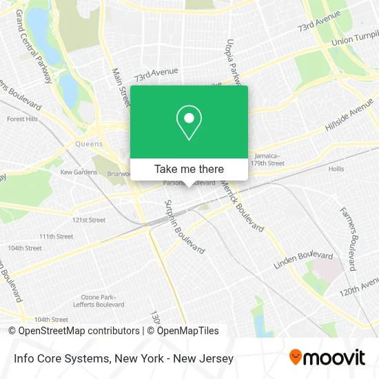 Info Core Systems map