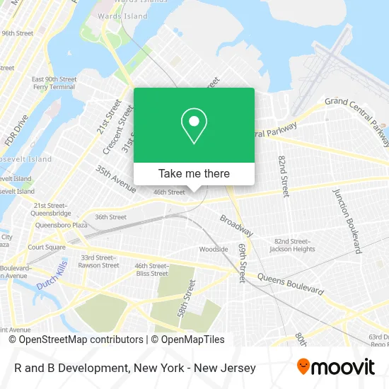 R and B Development map