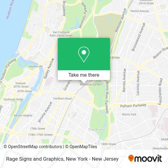 Rage Signs and Graphics map